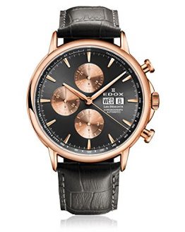 Edox Men's 01120 37R Gir Les Bemonts Analog Display Swiss Automatic Grey Watch