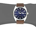 Seiko Men's Automatic Self-Wind Watch with Brown Leather Band