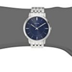Bulova Men's Quartz Stainless Steel Dress Watch, Color: Silver-Toned