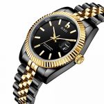BUREI Men Automatic Watch Mechanical Sapphire Lens