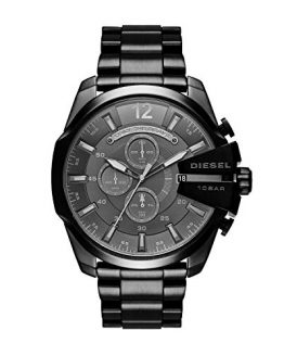 Diesel Men's DZ4355 Mega Chief Black Ip Watch