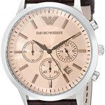 Emporio Armani Men's AR2433 Dress Brown Leather Watch