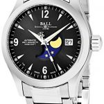Ball Engineer II Ohio Moonphase Black Face Date Swiss Automatic Stainless Steel Bracelet Watch NM2082C-SJ-BK
