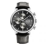 Edox Men's 01120 3 GIN Les Bemonts Analog Display Swiss Automatic Grey Watch