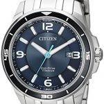 Citizen Men's ' Quartz Titanium Casual Watch, Color:Silver-Toned (Model: BM6929-56L)