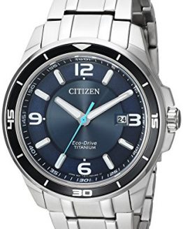 Citizen Men's ' Quartz Titanium Casual Watch, Color:Silver-Toned (Model: BM6929-56L)
