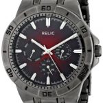 Relic by Fossil Men's Garrett Quartz Stainless Steel Sport Watch, Color: Gunmetal (Model: ZR15514)