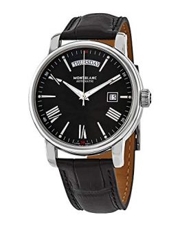 Montblanc 4810 Automatic Black Dial Black Leather Men's Watch 115936