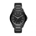 A/X Armani Exchange Men's Three-Hand Black Stainless Steel
