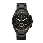 Fossil Men's CH2619 Black Stainless Steel Bracelet Black Analog Dial Chronograph Watch