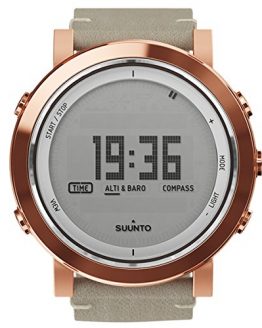 Suunto Men's Essential Copper Leather Swiss Quartz Watch