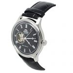 Orient Open Heart Automatic Black Dial Mens Watch FAG00003B0