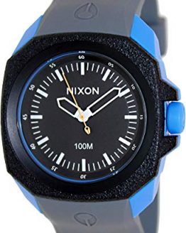 Nixon Ruckus Black Dial Polyurethane Strap Men's Watch A349153700