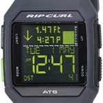 Rip Curl Men's Rifles Quartz Sport Watch with Polyurethane Strap, Grey, 26 (Model: A1124-BKN)