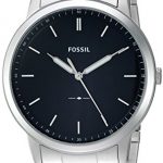Fossil Men's The Minimalist Quartz Stainless Steel Dress Watch, Color: Silver-Tone (Model: FS5307)