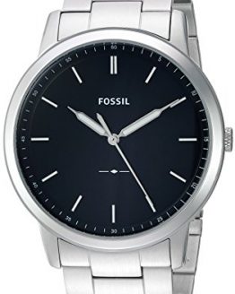 Fossil Men's The Minimalist Quartz Stainless Steel Dress Watch, Color: Silver-Tone (Model: FS5307)