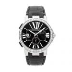 Ulysse Nardin Executive Dual Time Mechanical (Automatic) Black Dial Mens Watch