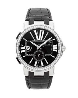 Ulysse Nardin Executive Dual Time Mechanical (Automatic) Black Dial Mens Watch