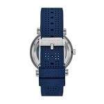 Michael Kors Men's Greer Automatic Watch with Silicone Strap, Blue