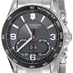 Victorinox Unisex 241618 Chrono Classic Analog Display Swiss Quartz Silver Watch