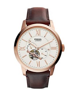 Fossil Men's ME3105 Analog Display Automatic Self Wind Brown Watch