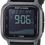Rip Curl Men's Quartz Sport Watch with Silicone Strap, Grey, 22.3 (Model: A1137MIL1SZ)