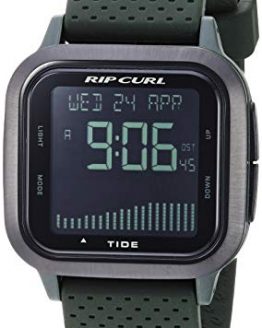 Rip Curl Men's Quartz Sport Watch with Silicone Strap, Grey, 22.3 (Model: A1137MIL1SZ)