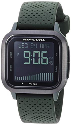 Rip Curl Men's Quartz Sport Watch with Silicone Strap, Grey, 22.3 (Model: A1137MIL1SZ)