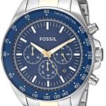 Fossil Men's Neale Quartz Stainless Steel Sport Watch, Color: Silver, Gold (Model: BQ2266)