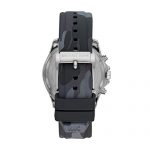 Michael Kors Men's Theroux Stainless Steel Quartz Watch with Silicone Strap, Gray, 22