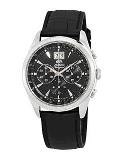 Orient Classic Chronograph Black Dial Mens Watch FTV01004B