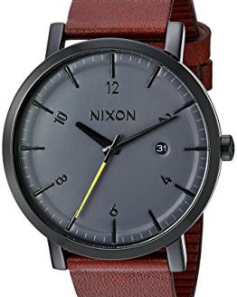 Nixon Men's A945017 Rollo Analog Display Japanese Quartz Brown Watch