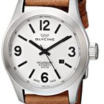Glycine Men's 3874-11-LB7BH "Incursore" Stainless Steel Automatic Watch with Brown Leather Band