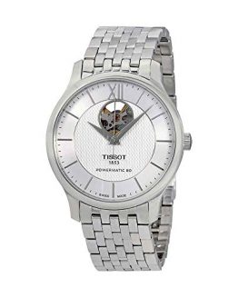 Tissot Tradition Silver Dial Automatic Mens Watch T0639071103800