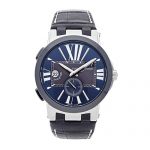 Ulysse Nardin Executive Dual Time Mechanical (Automatic) Blue Dial Mens Watch