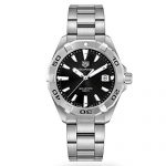 Tag Heuer Aquaracer Brushed Black Dial Mens Watch