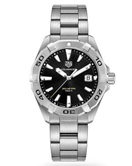 Tag Heuer Aquaracer Brushed Black Dial Mens Watch