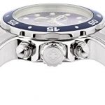 Invicta Men's Pro Diver Collection Analog Chinese Quartz Chronograh Silver-Tone/Blue Stainless Steel Watch