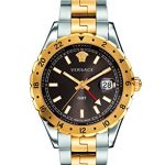 Versace Men's 'HELLENYIUM GMT' Swiss Quartz Stainless Steel Casual Watch (Model: V11040015)