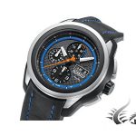 Luminox Men's Space Xcor Auto Chrono Black Leather Carbon Fiber Dial Black Ti. Watch