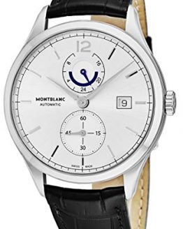 Montblanc Heritage Chronometrie Dual Time Automatic Silver Dial Mens Watch 112540