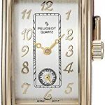 Peugeot Men's Classic Vintage Contour Leather Band Watch