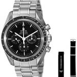 Omega Men's 31130423001006 Speedmaster Analog Display Mechanical Hand Wind Silver Watch