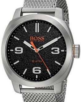 HUGO BOSS Men's Cape Town Casual Quartz Watch with Stainless-Steel Strap, Silver, 22 (Model: 1550013)