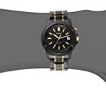 Seiko Men's SNQ045 Perpetual Calendar Black Ion Dress Watch