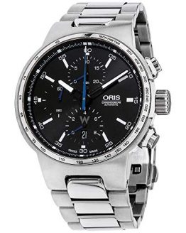 Oris Men's 'Williams F1' Swiss Automatic Stainless Steel Dress Watch, Color:Silver-Toned (Model: 77477174154MB)