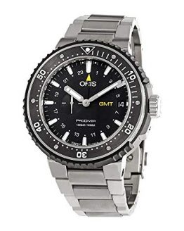 Oris ProDiver GMT Black Dial Automatic Men's Steel Watch 01 748 7748 7154-07 8 26 74PEB