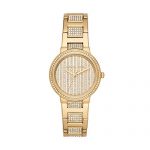 Michael Kors Women's Gabbi Gold Tone Stainless Steel Glitz Watch MK3985