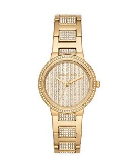Michael Kors Women's Gabbi Gold Tone Stainless Steel Glitz Watch MK3985