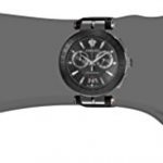 Versace Men's Aion Chrono Stainless Steel Quartz Watch with Leather Calfskin Strap